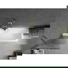 Paravan de cadă Mexen Next 1-canat 50 x 150 cm, dungi, auriu - 895-050-000-00-09-50