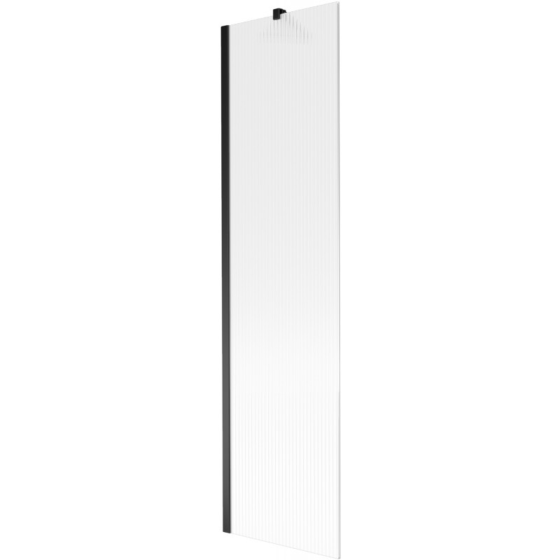 Paravan de cadă Mexen Next, 1-panou, 50 x 150 cm, dungi, negru - 895-050-000-00-09-70