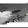 Paravan de cadă Mexen Next, 1-panou, 50 x 150 cm, dungi, negru - 895-050-000-00-09-70