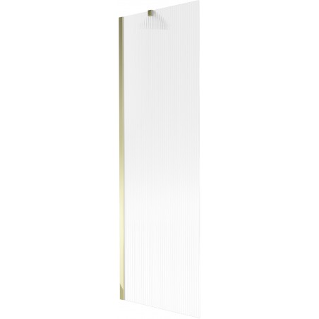 Mexen Next 1-szárnyú kádparaván 60 x 150 cm, csíkos, arany - 895-060-000-00-09-50