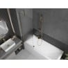 Mexen Next paravan cadă 1-batant 60 x 150 cm, dungi, auriu - 895-060-000-00-09-50