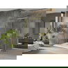 Mexen Omega tolóajtós zuhanykabin 120 x 80 cm, Átlátszó, Arany + zuhanytálca Flat - 825-120-080-50-00-4010