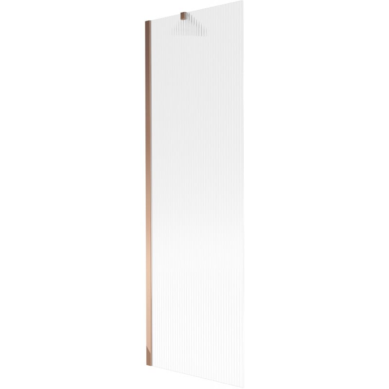 Mexen Next 1-szárnyú fürdőszobai válaszfal 60 x 150 cm, csíkos, rózsaarany - 895-060-000-00-09-60