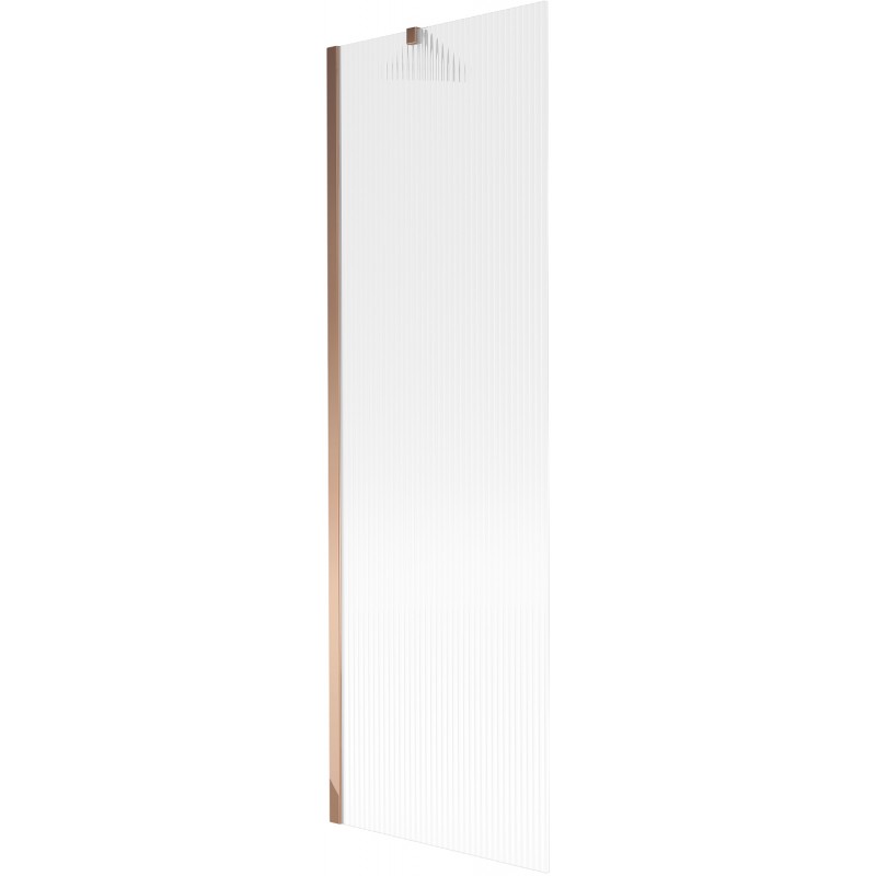 Mexen Next paravan cadă 1-canată 60 x 150 cm, dungi, aur roz - 895-060-000-00-09-60