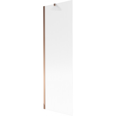 Mexen Next paravan cadă 1-canată 60 x 150 cm, dungi, aur roz - 895-060-000-00-09-60