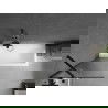 Paravan cadă Mexen Next, 1-panou, 60 x 150 cm, dungi, negru - 895-060-000-00-09-70