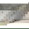 Mexen Omega tolóajtós zuhanykabin 120 x 80 cm, Átlátszó, Arany + zuhanytálca Flat - 825-120-080-50-00-4010