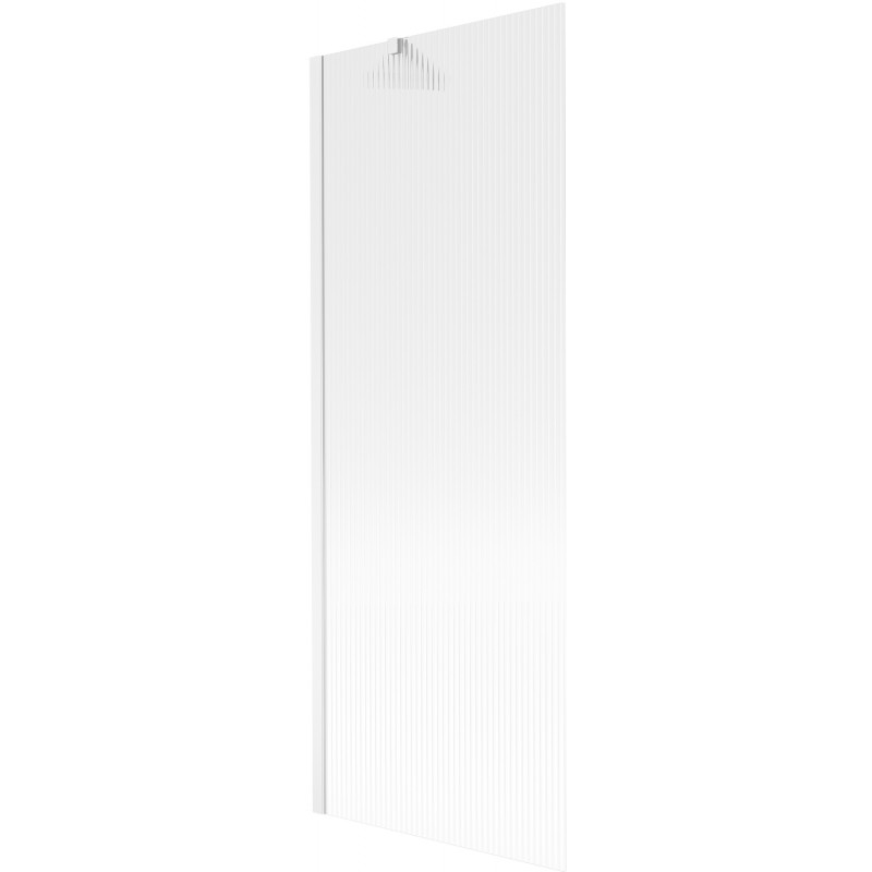 Mexen Next paravan de cadă cu un singur panou 70 x 150 cm, dungi, alb - 895-070-000-00-09-20