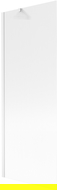 Mexen Next paravan de baie cu un panou, 70 x 150 cm, dungi, alb - 895-070-000-00-09-20