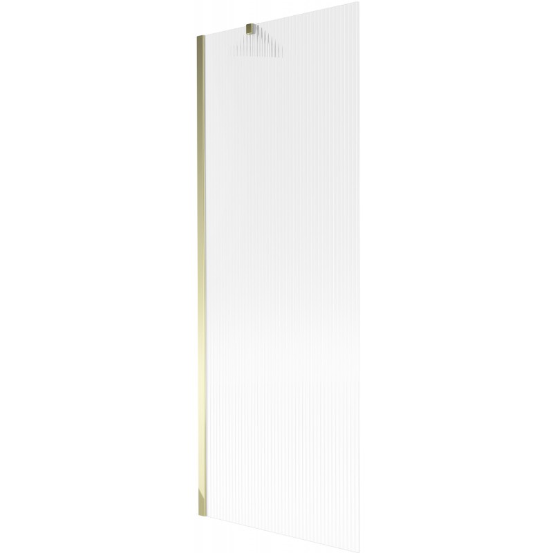 Mexen Next 1-részes fürdőkádparaván 70 x 150 cm, csíkos, arany - 895-070-000-00-09-50