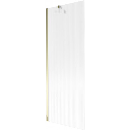 Mexen Next 1-részes fürdőkádparaván 70 x 150 cm, csíkos, arany - 895-070-000-00-09-50