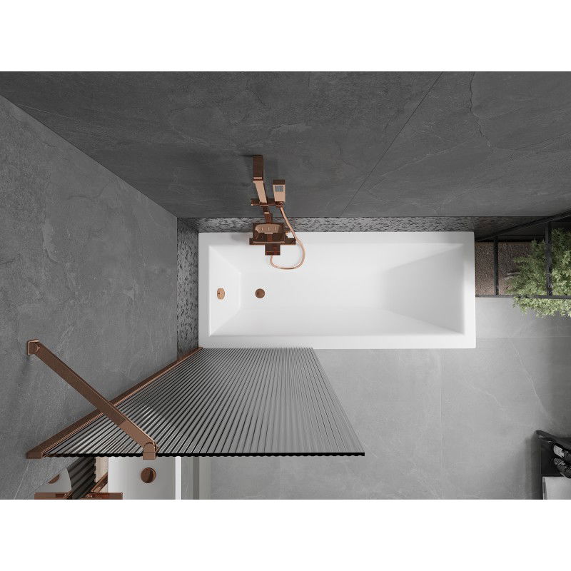 Mexen Next panou de cada 1-canat 70 x 150 cm, dungi, aur roz - 895-070-000-00-09-60