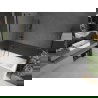 Paravan cadă Mexen Next 1-canat 70 x 150 cm, dungi, negru - 895-070-000-00-09-70