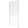 Mexen Next paravan de baie 1-canat 80 x 150 cm, dungi, alb - 895-080-000-00-09-20