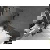 Mexen Next paravan de cadă 1-fluture 80 x 150 cm, dungat, negru - 895-080-000-00-09-70