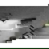 Mexen Next paravan de cadă 1-fluture 80 x 150 cm, dungat, negru - 895-080-000-00-09-70