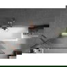Paravan cadă Mexen Next cu 1 canat 90 x 150 cm, dungi, aur roz - 895-090-000-00-09-60