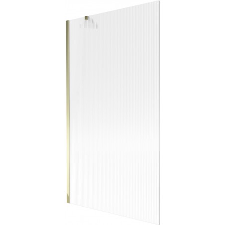 Mexen Next paravan de baie 1-panou 100 x 150 cm, dungi, auriu - 895-100-000-00-09-50