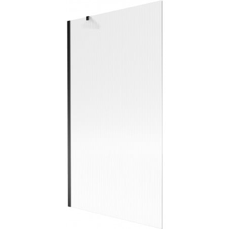 Mexen Next paravan de cadă 1-panel 100 x 150 cm, dungi, negru - 895-100-000-00-09-70