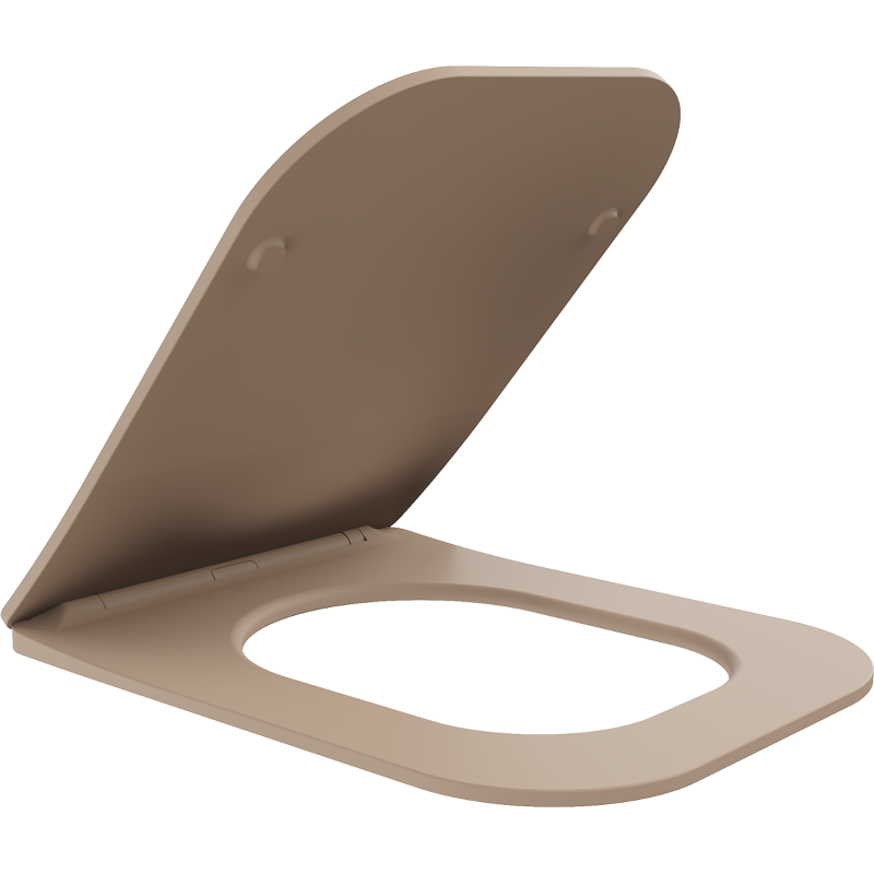 Mexen Teo lassan záródó deszka slim, duroplast, cappuccino matt - 39840064