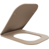 Mexen Teo scaun cu închidere lentă slim, duroplast, cappuccino mat - 39840064