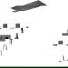 Mexen Soler set de duș încastrat, negru - 7601-04-70
