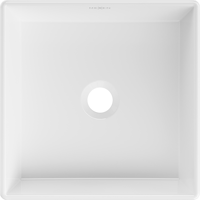 Mexen Goya chiuvetă pe blat 35 x 35 cm, albă - 22183500