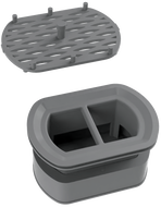 Mexen szifon szűrővel forgatható vonalmenti lefolyóhoz, szürke - 1010098