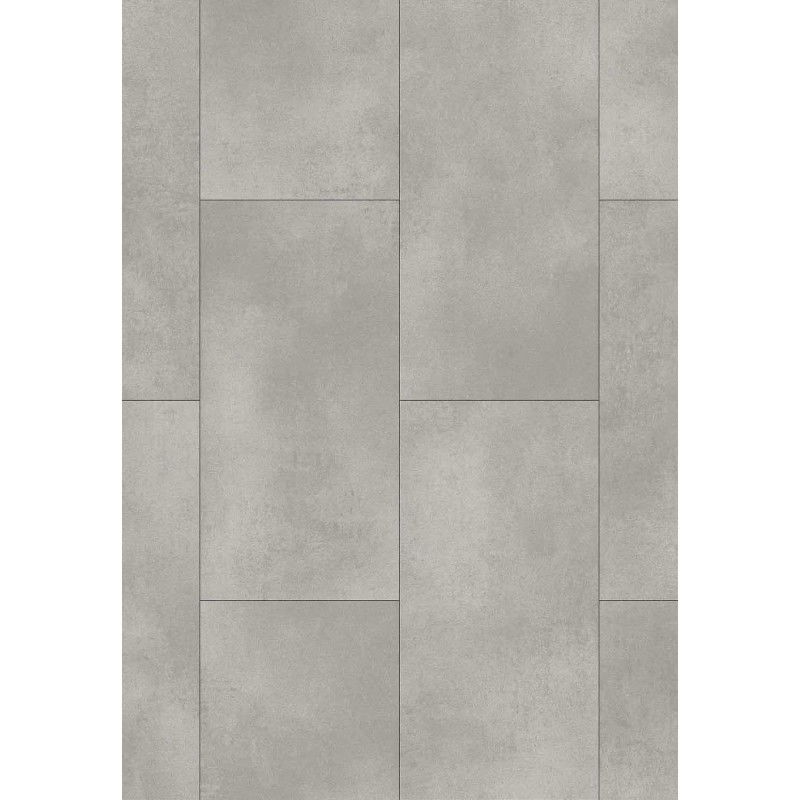 Mexen Imperial Grey  SPC 6,5 mm-es vinil padlóburkolat minta, IXPE 1,5 mm-es alátét, 4 V-fuga, Beton - F1154-S