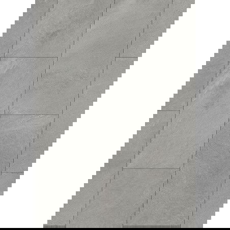 Mexen Grey Leaf mostră de panouri din vinil 610 x 305 mm SPC 6,5 mm, strat de bază IPEX 1,5 mm, 4 V-Fuga, Ardezie - F1163-S