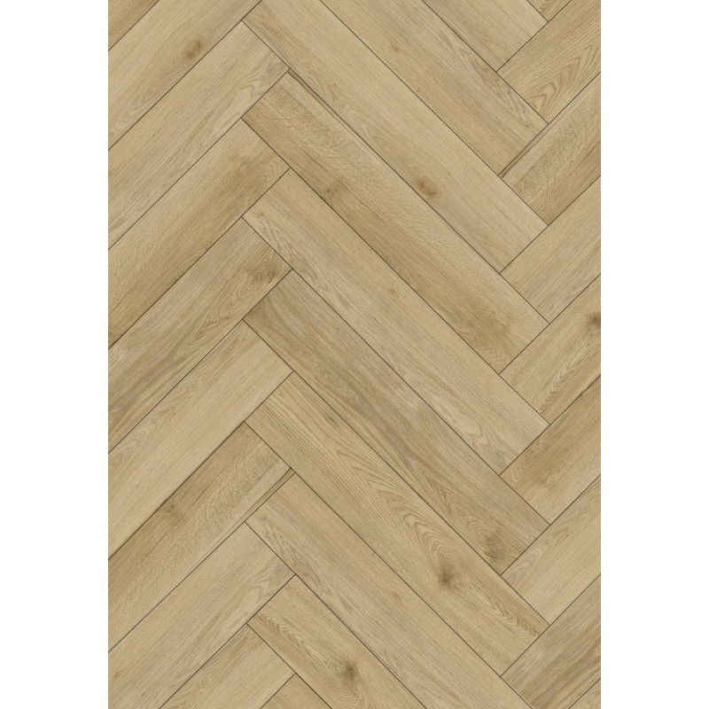 Mexen Charter Oak probă panouri din vinil Herringbone SPC 6,5 mm, suport 1,5 mm, 4 V-Fuga, Stejar - F1169-S
