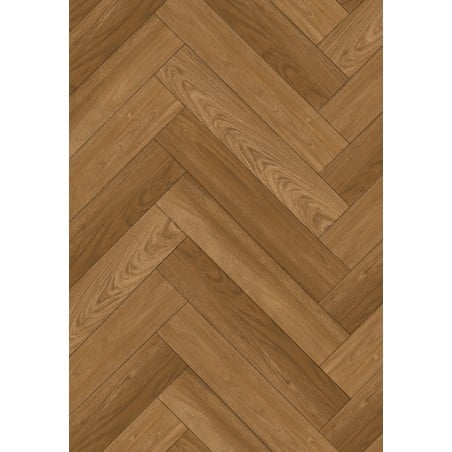 Mexen Overland Park vinyl padlóminta halcsont mintával 635 x 127 mm SPC 6,5 mm alátét 1,5 mm, 4 V-fuga, Jatoba - F1187-S