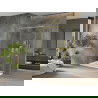 Mexen Omega tolóajtós zuhanykabin 140 x 70 cm, Átlátszó, Arany + zuhanytálca Flat - 825-140-070-50-00-4010