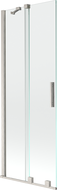 Mexen Velar paravan de cadă cu 2 aripi glisante 70 x 150 cm, transparent, nichel periat - 896-070-000-01-97