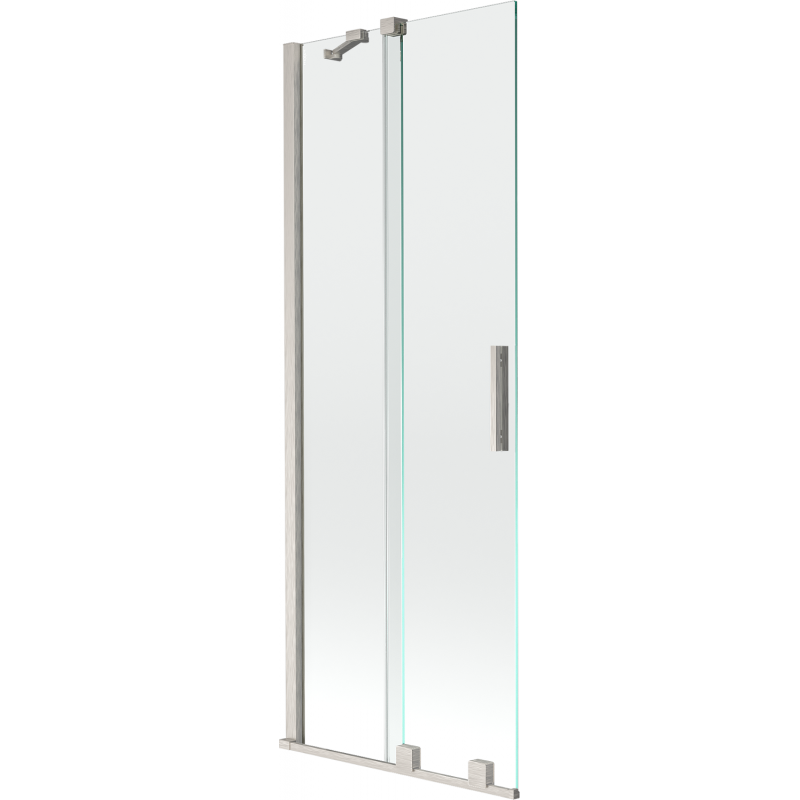 Mexen Velar paravan de duș cu 2 panouri glisante 75 x 150 cm, transparent, nichel periat - 896-075-000-01-97