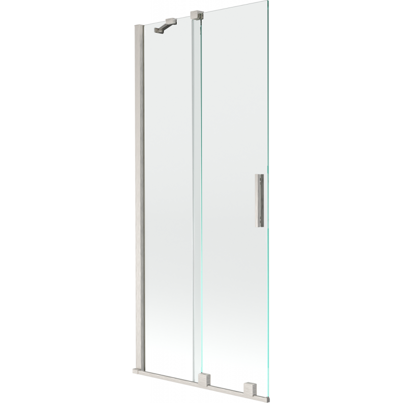 Mexen Velar paravan de duș cu 2 uși glisante 80 x 150 cm, transparent, nichel periat - 896-080-000-01-97