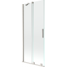 Mexen Velar paravan cadă extensibil cu 2 uși 80 x 150 cm, transparent, nichel periat - 896-080-000-01-97