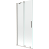 Mexen Velar paravan de cadă cu 2 canaturi culisante 85 x 150 cm, transparent, nichel periat - 896-085-000-01-97