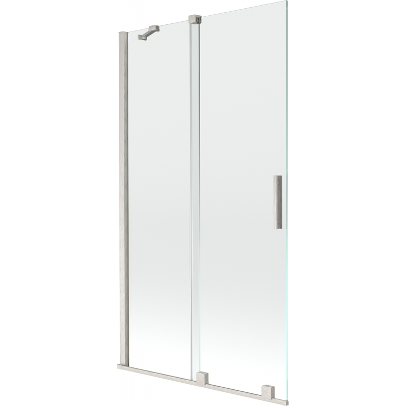Mexen Velar paravan de baie cu 2 canaturi glisante 100 x 150 cm, transparent, nichel periat - 896-100-000-01-97