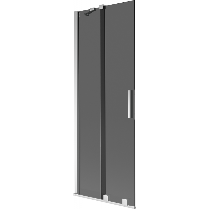 Mexen Velar paravan de baie 2-panouri glisante 70 x 150 cm, grafit, crom - 896-070-000-41-01