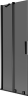 Paravan cadă Mexen Velar 2-canate glisant 70 x 150 cm, grafit, negru - 896-070-000-41-70