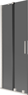 Mexen Velar paravan cadă cu 2 canaturi glisante 70 x 150 cm, grafit, nichel periat - 896-070-000-41-97