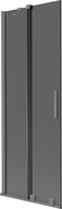 Paravan cadă Mexen Velar cu 2 uși glisante 75 x 150 cm, grafit, gun metal - 896-075-000-41-95