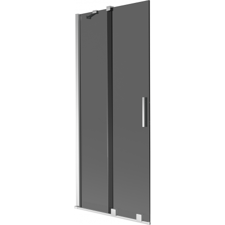 Mexen Velar paravan de baie cu 2 uși glisante 85 x 150 cm, grafit, crom - 896-085-000-41-01