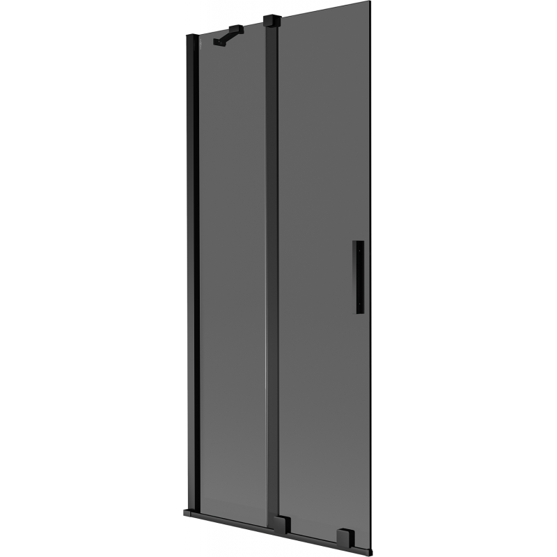 Mexen Velar paravan de cadă cu 2 uși culisante 85 x 150 cm, grafit, negru - 896-085-000-41-70