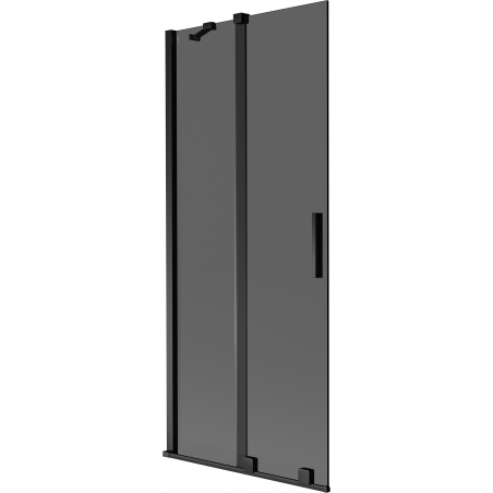 Mexen Velar paravan de cadă cu 2 uși culisante 85 x 150 cm, grafit, negru - 896-085-000-41-70