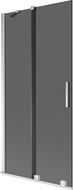 Mexen Velar paravan pentru cadă, 2 uși glisante 90 x 150 cm, grafit, crom - 896-090-000-41-01