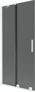 Mexen Velar paravan de baie 2-panouri glisante 90 x 150 cm, grafit, alb - 896-090-000-41-20