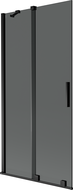 Mexen Velar paravan cadă 2-canate culisant 90 x 150 cm, grafit, negru - 896-090-000-41-70