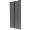 Mexen Velar paravan de baie cu 2 aripi glisante 95 x 150 cm, grafit, crom - 896-095-000-41-01